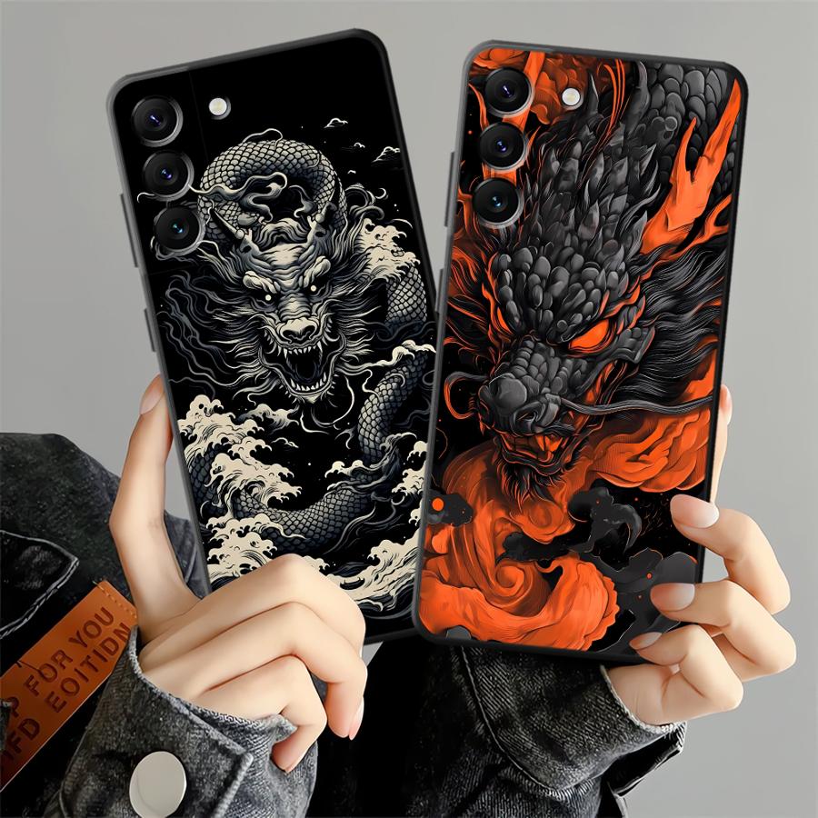 Samsung Galaxy A55 - Чехол для телефона Wave Dragon Art