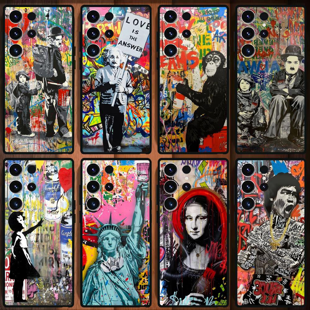 Samsung Galaxy S24 - Чехол для телефона Banksy Graffiti Art