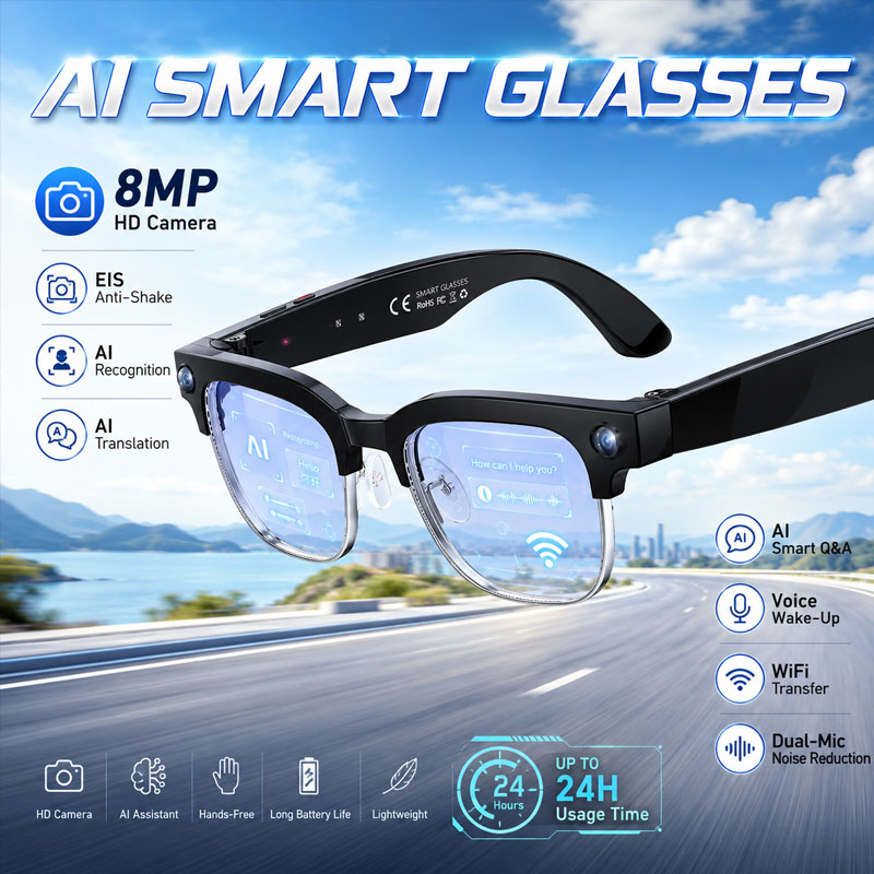 Smart Glasses Lens - W630 HeyCyan Умные очки с функцией