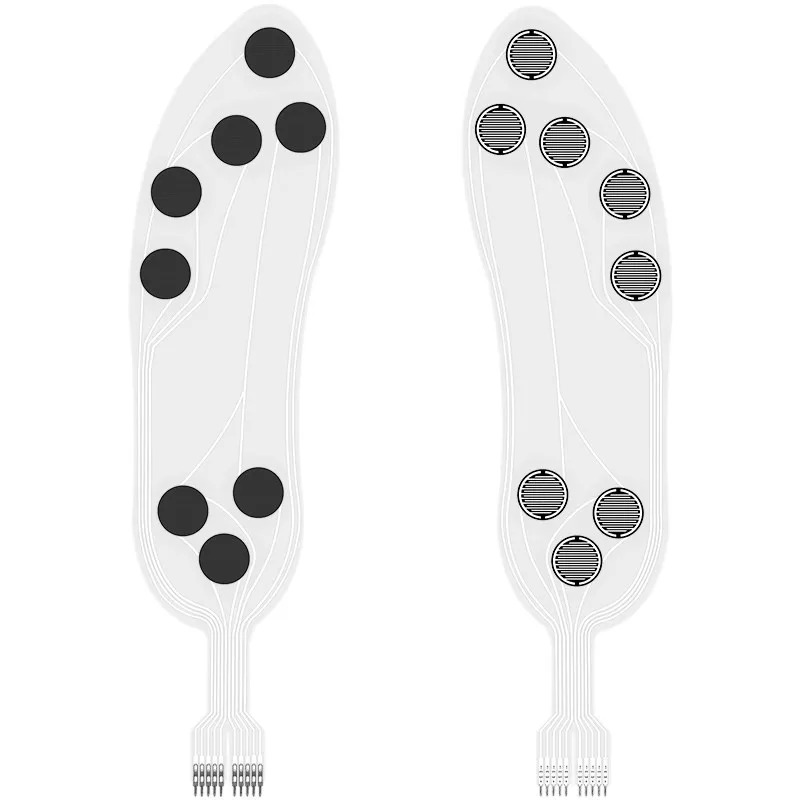 Smart Insole Pressure - Гибкий тонкопленочный пьезорезистивный датчик давления, многоточечный