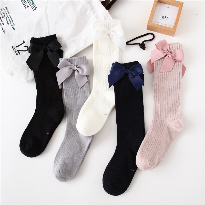 Baby Sock Oximeter - Детские носки для девочек с бантиками,