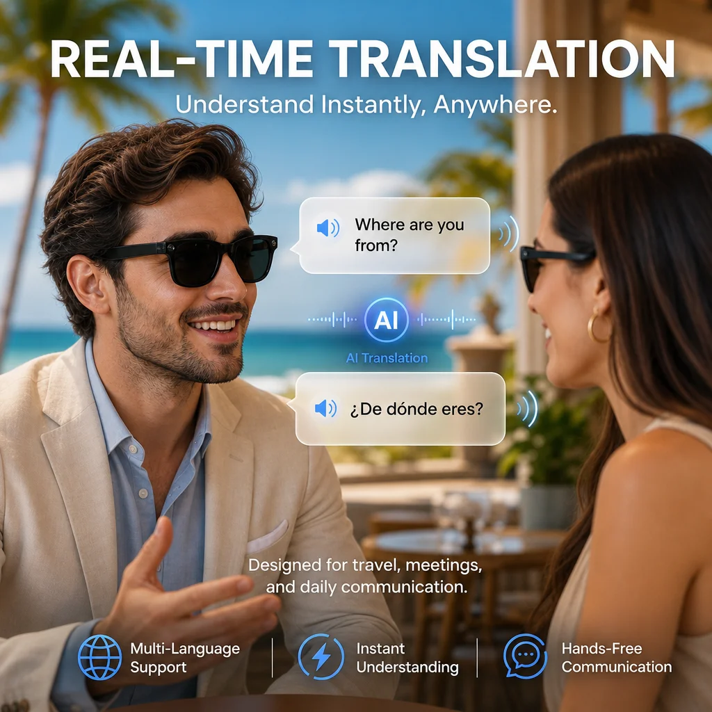 Новые очки с AI-камерой 2026 г – обзор и цена Smart Glasses Lens