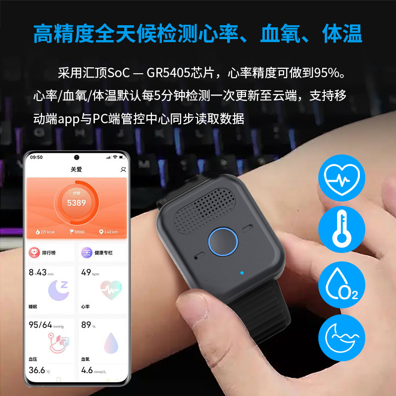 Часы для пожилых людей с 5G-по – обзор и цена Fall Detection Watch