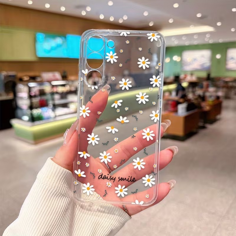 Желто-белый силиконовый чехол  – обзор и цена Samsung Galaxy A55