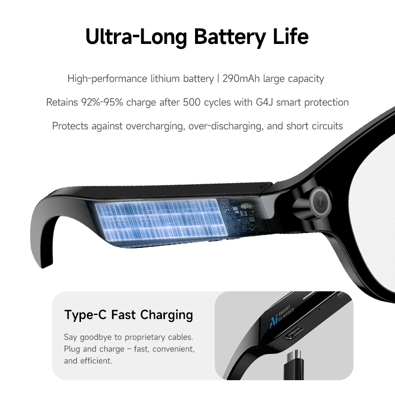 Умные очки FLAUNT AI с камерой – обзор и цена Smart Glasses Lens